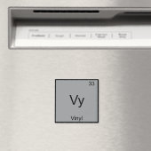 Vy - Vinyl Funny Chemistry Element Symbol T - Shir Magnet (In Situ (Geschirrspüler))