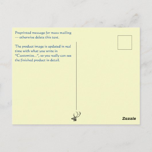 Vykort — Connect, Summer Postkarte (Rückseite)