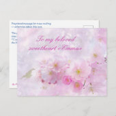 Vykort — Romance Postkarte (Vorne/Hinten)