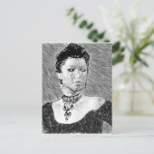 Vyktoria Postcard Postkarte (Stehend Vorderseite)