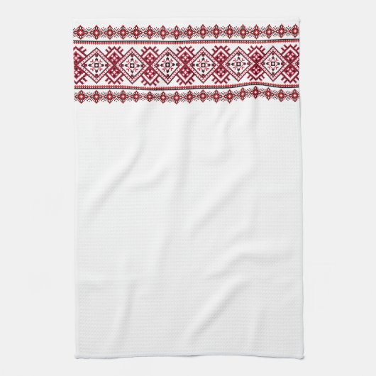 Vyshyvanka Ukrainisches Küchenhandtuchkreuz Geschirrtuch (Vertikal)