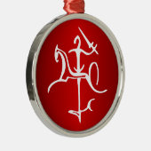 Vytis Lietuva Ornament Aus Metall (Rechts)