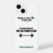VYTROS "Encrypted Performance Stats" iPhone Case (Rückseite)
