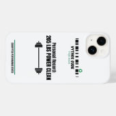 VYTROS "Encrypted Performance Stats" iPhone Case (Rückseite (Horizontal))