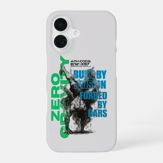 VYTROS "SCHWERelosigkeit" ATH-CODE iPhone 16 Hülle (Rückseite)