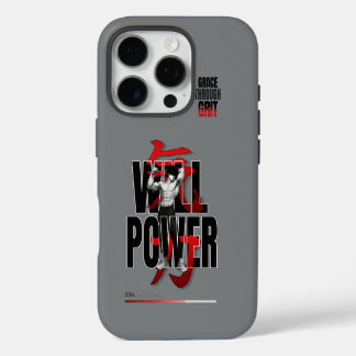 VYTROS "WILLENSKRAFT" Ästhetische Fitness iPhone 16 Pro Hülle