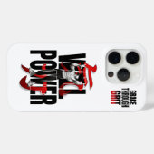 VYTROS "WILLPOWER" Training Motivation Case-Mate iPhone Hülle (Rückseite (Horizontal))