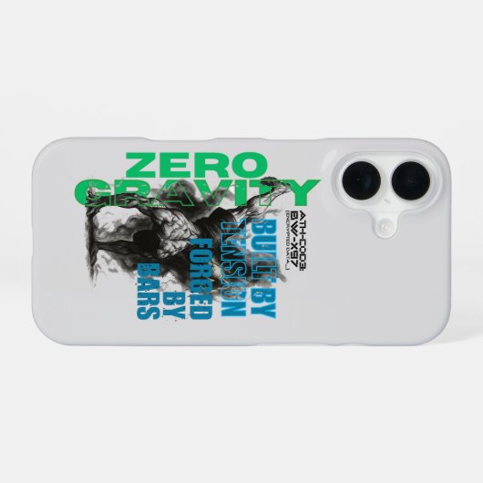 VYTROS "ZERO GRAVITY" ATH-CODE iPhone 16 HÜLLE (Rückseite (Horizontal))