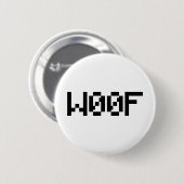 W00F [Leetspeak Animal Sounds] Button (Vorne & Hinten)