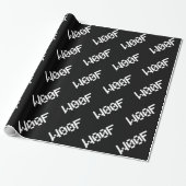 W00F [Leetspeak Animal Sounds] Geschenkpapier (Ungerollt)