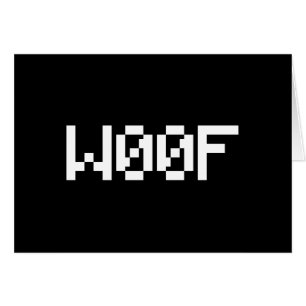 W00F [Leetspeak Animal Sounds] Karte