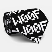 W00F [Leetspeak Animal Sounds] Krawatte (Gerollt)