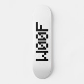 W00F [Leetspeak Animal Sounds] Skateboard (Vorderseite)
