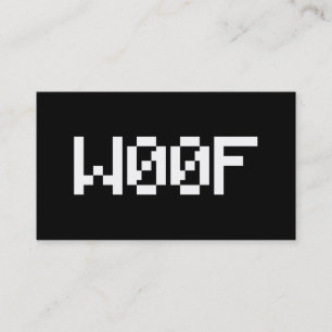 W00F [Leetspeak-Tiersounds] Visitenkarte