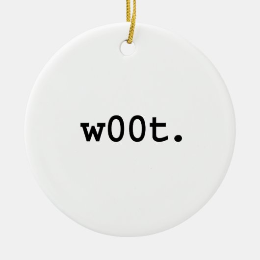w00t. keramik ornament (Vorne)