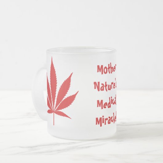 W02 "das medizinische Wunder der Mutter Natur!" Mattglastasse (Vorderseite Links)