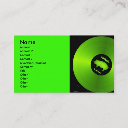 w02_www.Garcya.us, Name, Adresse 1, Adresse 2, ... Visitenkarte (Vorderseite)