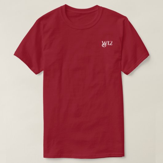 w12 T - Shirt (Design vorne)