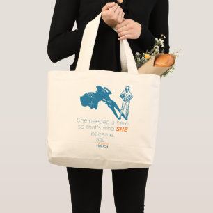 W2W Tote Bag - sie brauchte einen Helden Jumbo Stoffbeutel