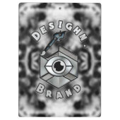 W4VE ・ DESIGHN. | "Logo v2" Klemmbrett (Rückseite)