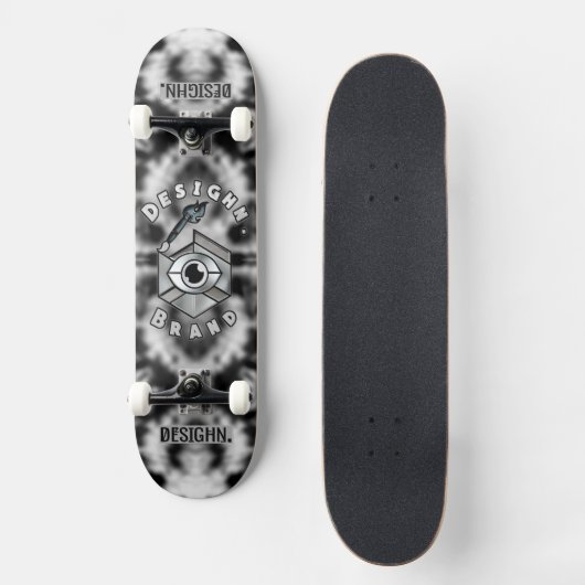 W4VE ・ DESIGHN. | "Logo v2" ・ Mainboard Skateboard (Vorderseite)