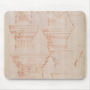 W.18v Studie der Spaltenkapitalien Mousepad
