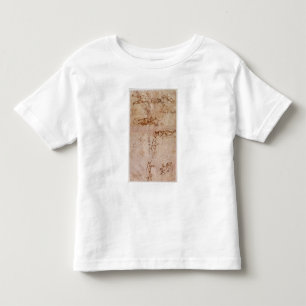 W.4v Seite von Skizzen der Babys oder der Engel Kleinkind T-shirt