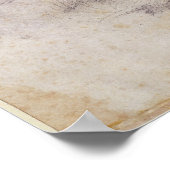 W.60 Sketch eines männlichen Kopfes, in zwei Posit Poster (Ecke)