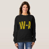 W A Couples Matching IOWA Sports Football  Fun Tee (Vorne ganz)