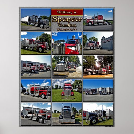 W. A. Spencer A Model Collage Poster (Vorne)