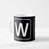 W-Anker Wanchor lustiges Geschenk Kaffeetasse (Vorderseite Links)