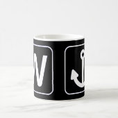 W-Anker Wanchor lustiges Geschenk Kaffeetasse (Mittel)
