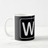 W-Anker Wanchor lustiges Geschenk Kaffeetasse (Links)
