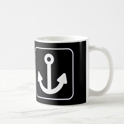 W-Anker Wanchor lustiges Geschenk Kaffeetasse (Rechts)