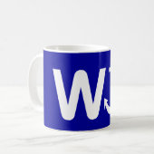 W-Anker Wanchor lustiges Witz-Geschenk Kaffeetasse (Vorderseite Links)