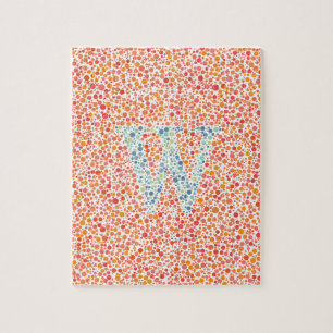 "W" Augentest Jigsaw Puzzle