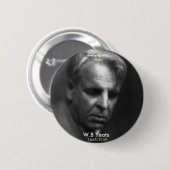 W.B. Yeats Button (Vorne & Hinten)