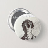 W.B. Yeats Button (Vorne & Hinten)