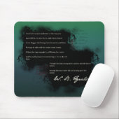 W.B. Yeats Mausunterlage Mousepad (Mit Mouse)