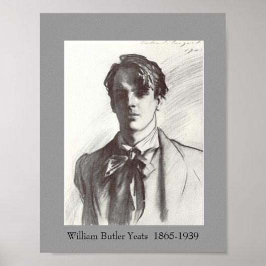 W. B. Yeats Poster (Vorne)