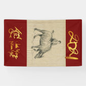 W Buffalo Child Chinese Ox Year 2021 Vertikal B Banner (Horizontal)