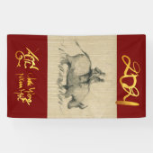 W Buffalo Children Chinese Ox Year 2021 Vertikal B Banner (Horizontal)