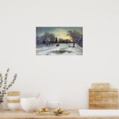 W.C. BAUER-CHRISTMAS EVE-PRINT POSTER (Küche)