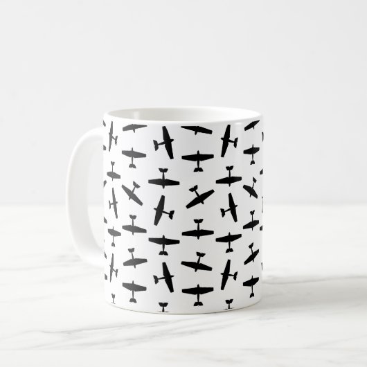 w/ CUSTOM HINTERGRUNDFARBE Kaffeetasse (Vorderseite Links)