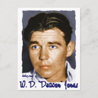 W.D. "Deacon" Jones Postkarte