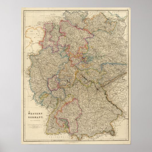 W Deutschland Poster (Vorne)