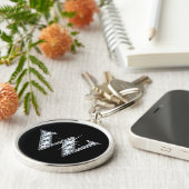 "W" Diamond Bling Keychain Schlüsselanhänger (Seite)