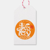 W Dog Papercut Chinesisch Neues Jahr 2018 OW Gesch Geschenkanhänger (Vorderseite)