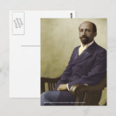 W.E.B. Du Bois Postkarte (Vorne/Hinten)