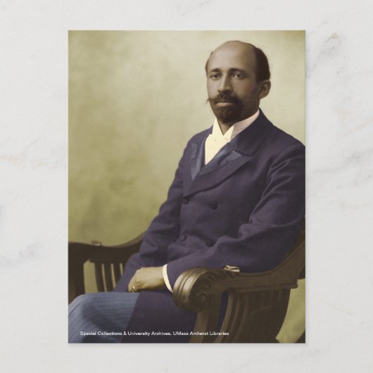 W.E.B. Du Bois Postkarte (Vorderseite)